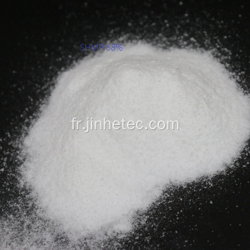 68% de phosphate de sodium vitreux hexamétaphosphate SHMP